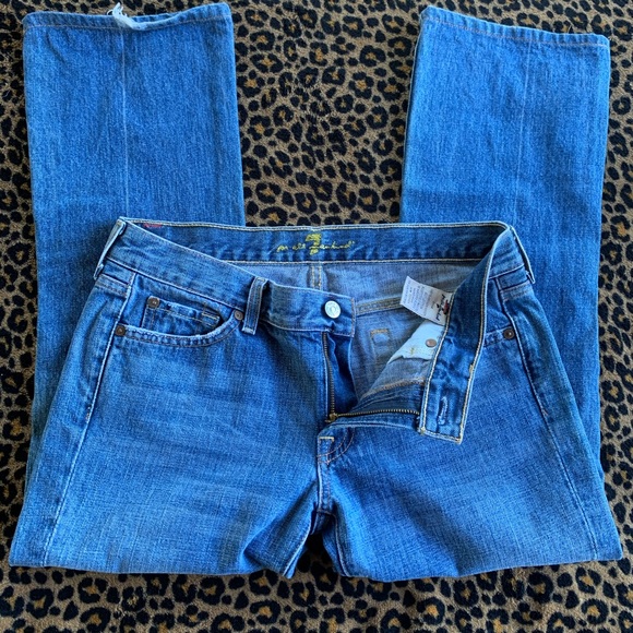 7 for all mankind bootcut med wash jeans size 29 - Picture 2 of 10